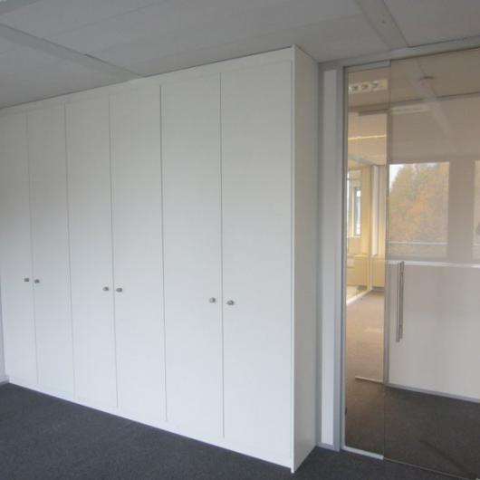 Cabinets and removable partition detail