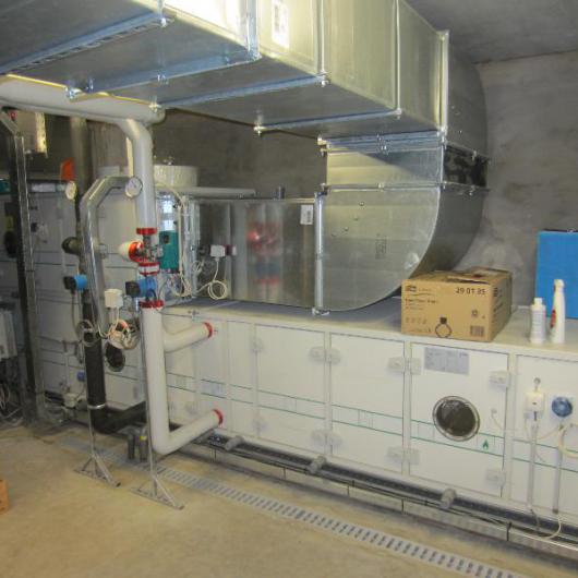 HVAC equipment with hepa filters